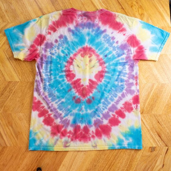 Graphic Mens T Shirt Trippy Tie Dye Shroom Shirt Mushrooms Hippie 90s Retro - Picture 2 of 11